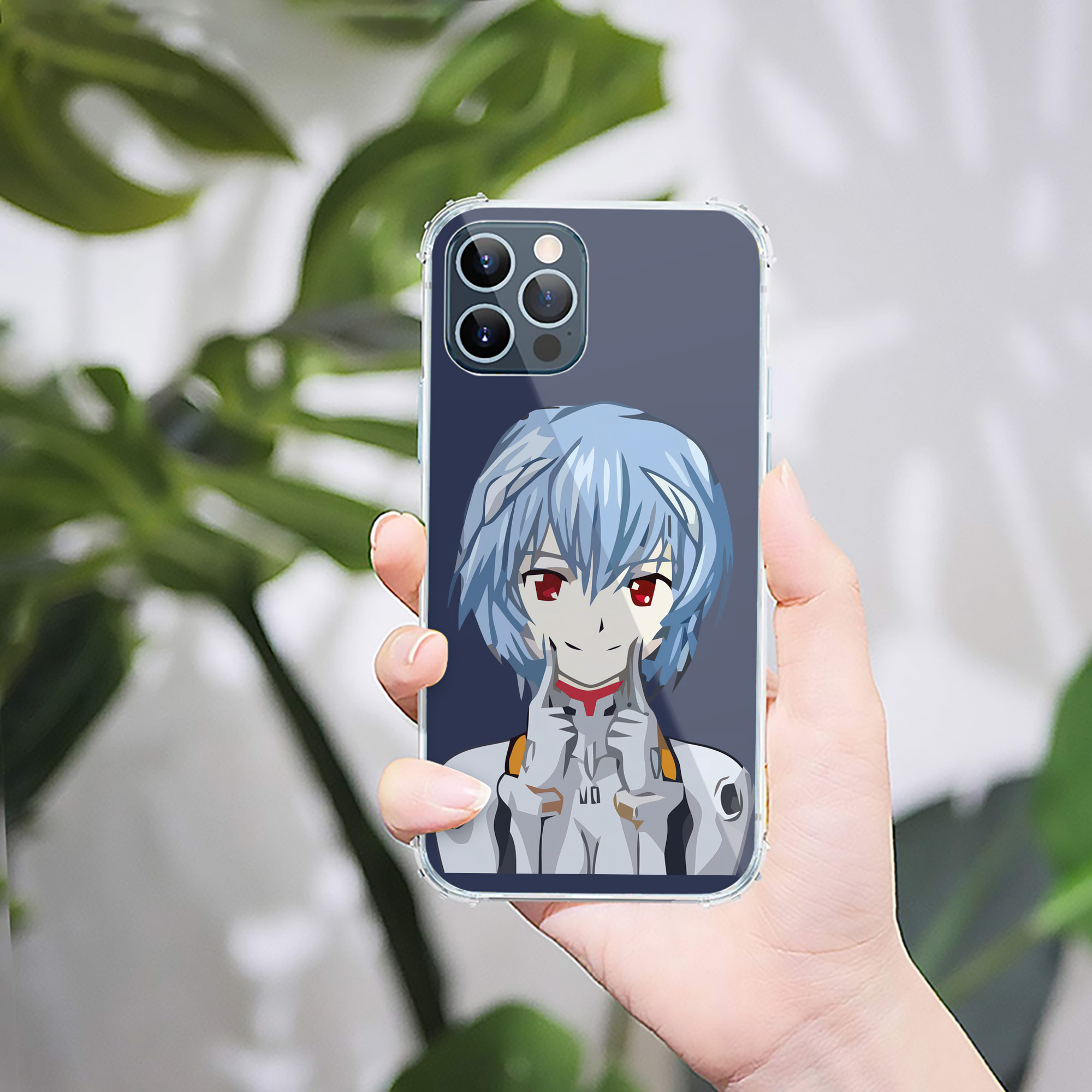 （画像用） EVA 新世紀エヴァンゲリオン 【iPhone 12シリーズ対応】透明スマホケース（クリアソフトケース）